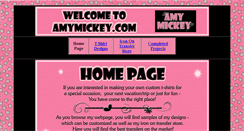Desktop Screenshot of amymickey.com